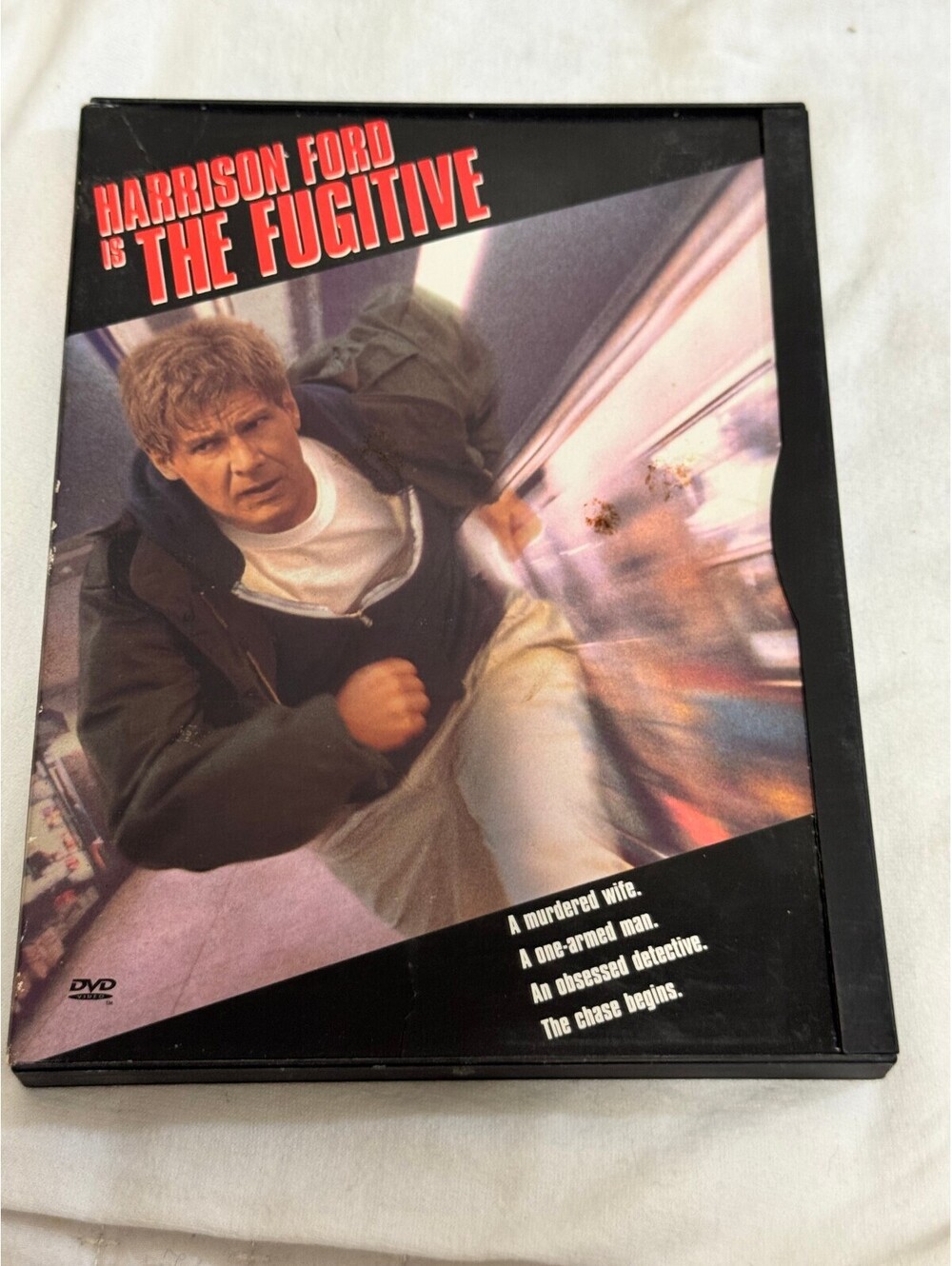 The Fugitive DVD Snap Case Widescreen Harrison Ford Tommy Lee Jones